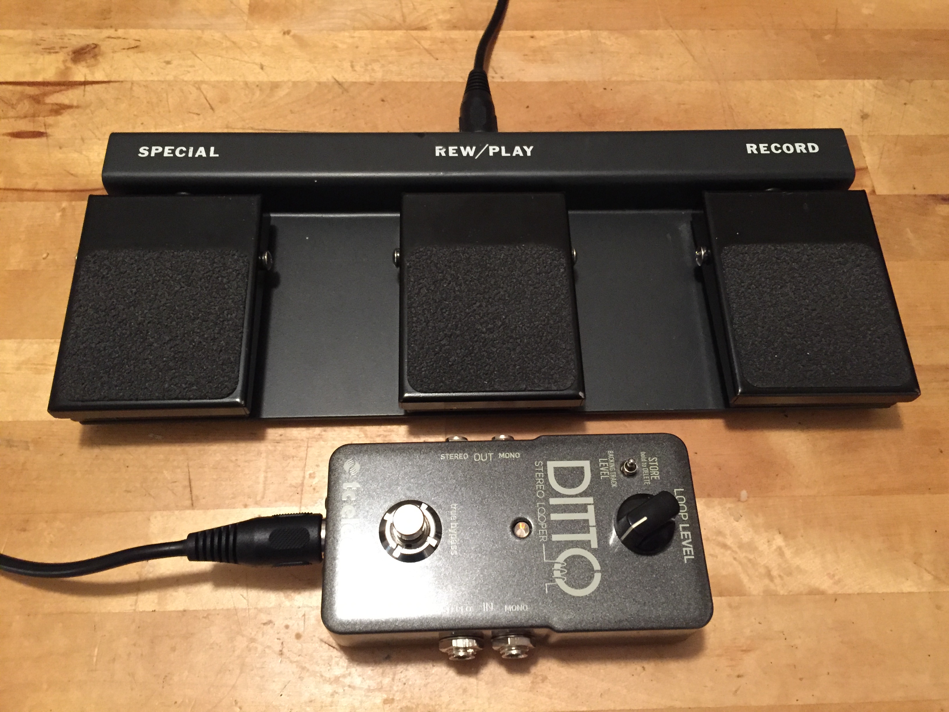 TC Electronic Ditto Looper MOD EXT Foot Switch   M Records